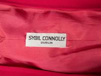 Sybil Connolly, Shocking Pink Silk Dress