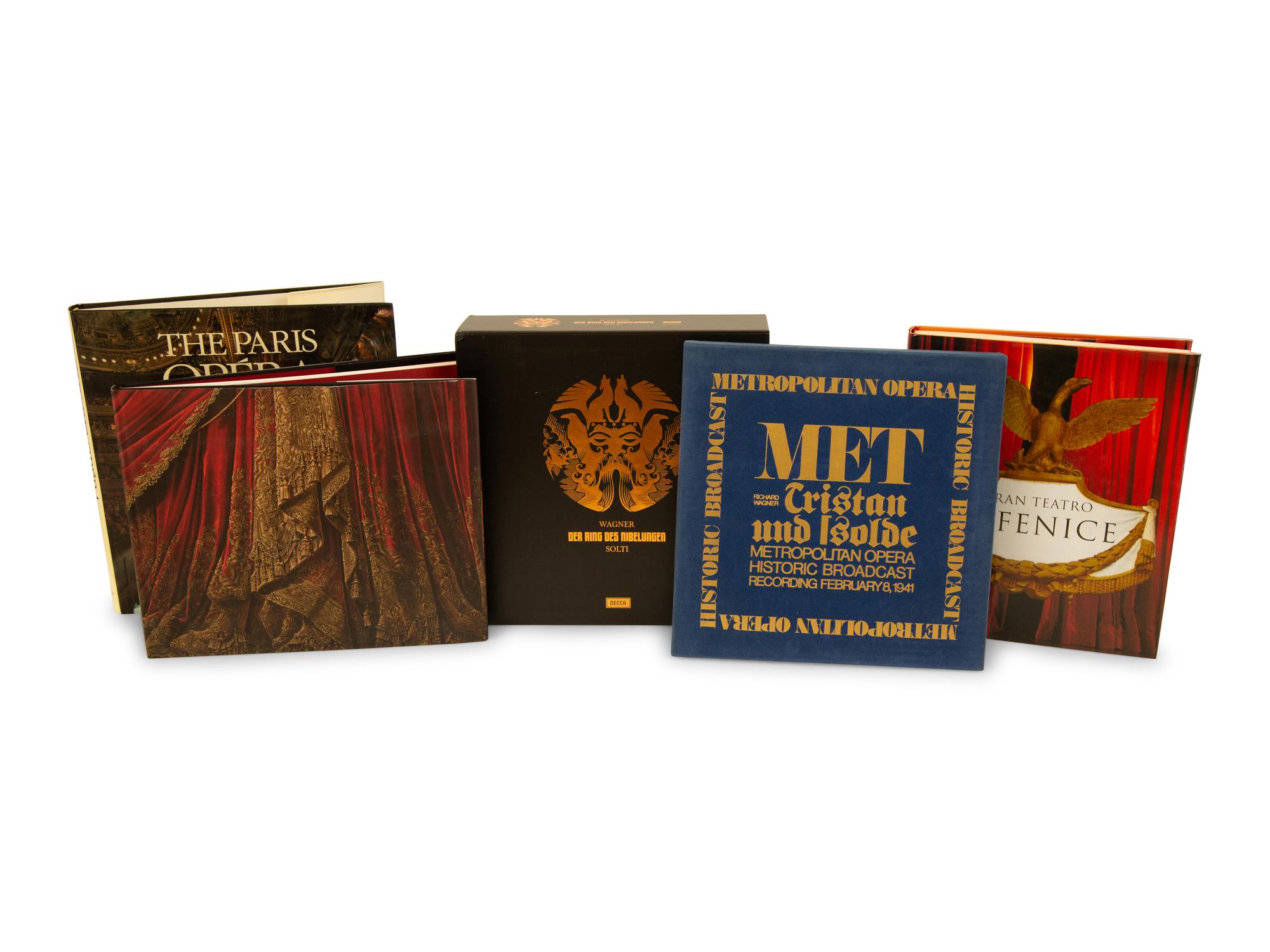 A Group of Recordings and Books Relating to Opera