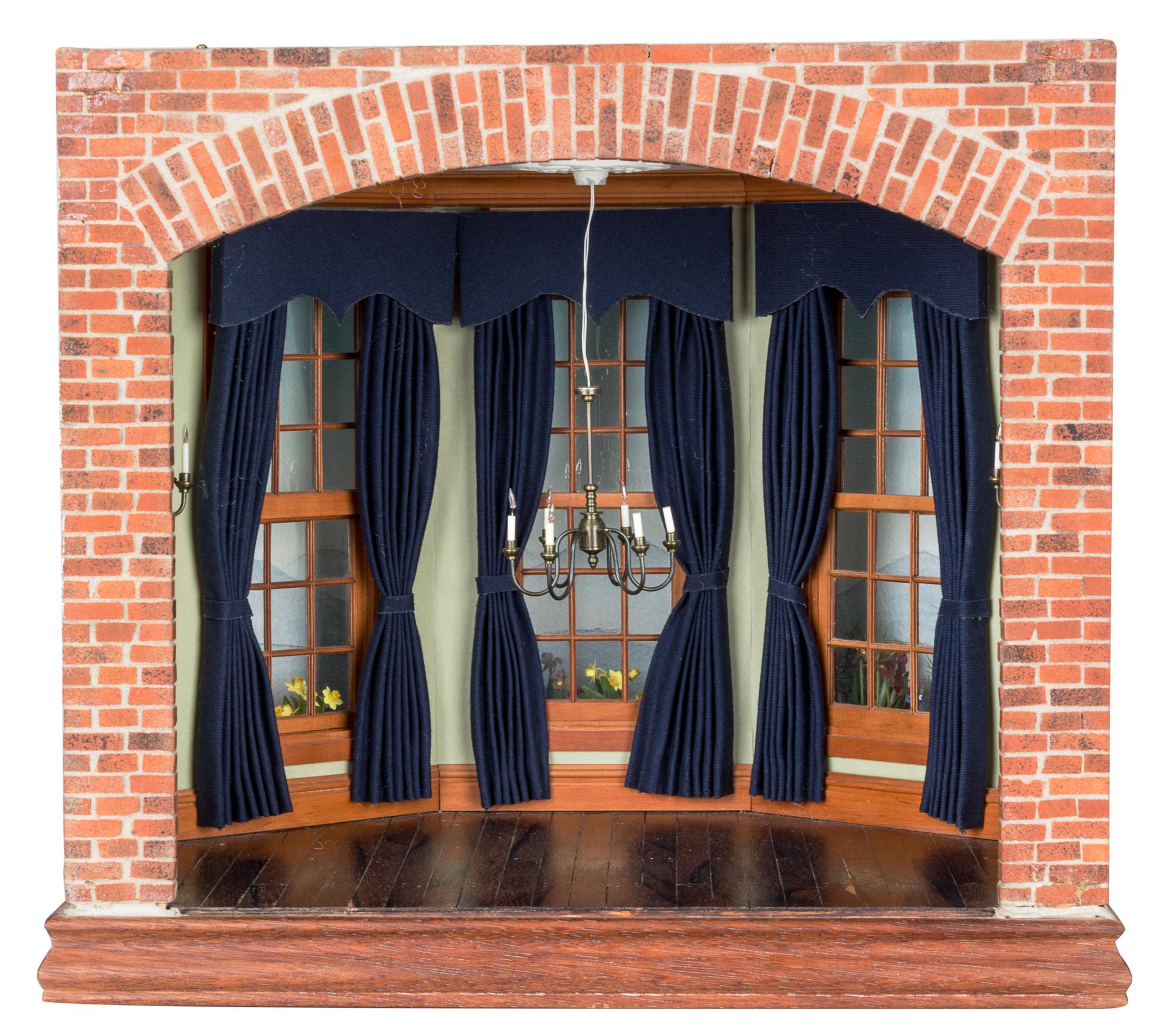 A Scottish Room Height 12 x width 13 3/4 x depth 12 3/8 inches. — Harry Saunders, 2001