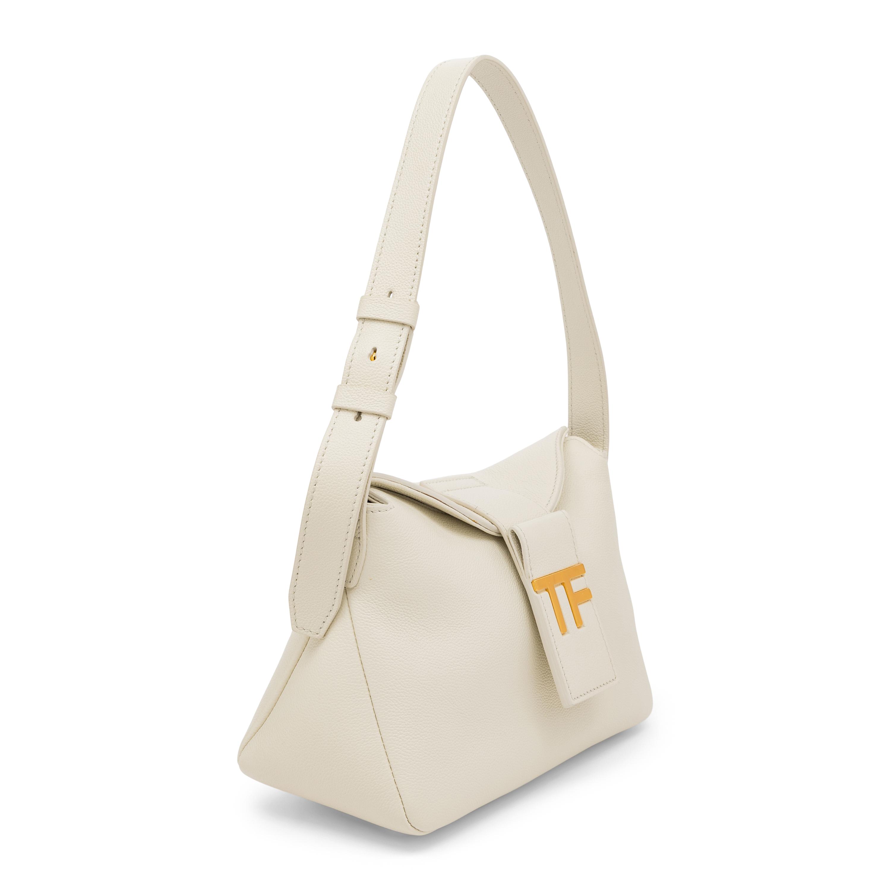 Tom Ford, Mini TF White Leather Bag