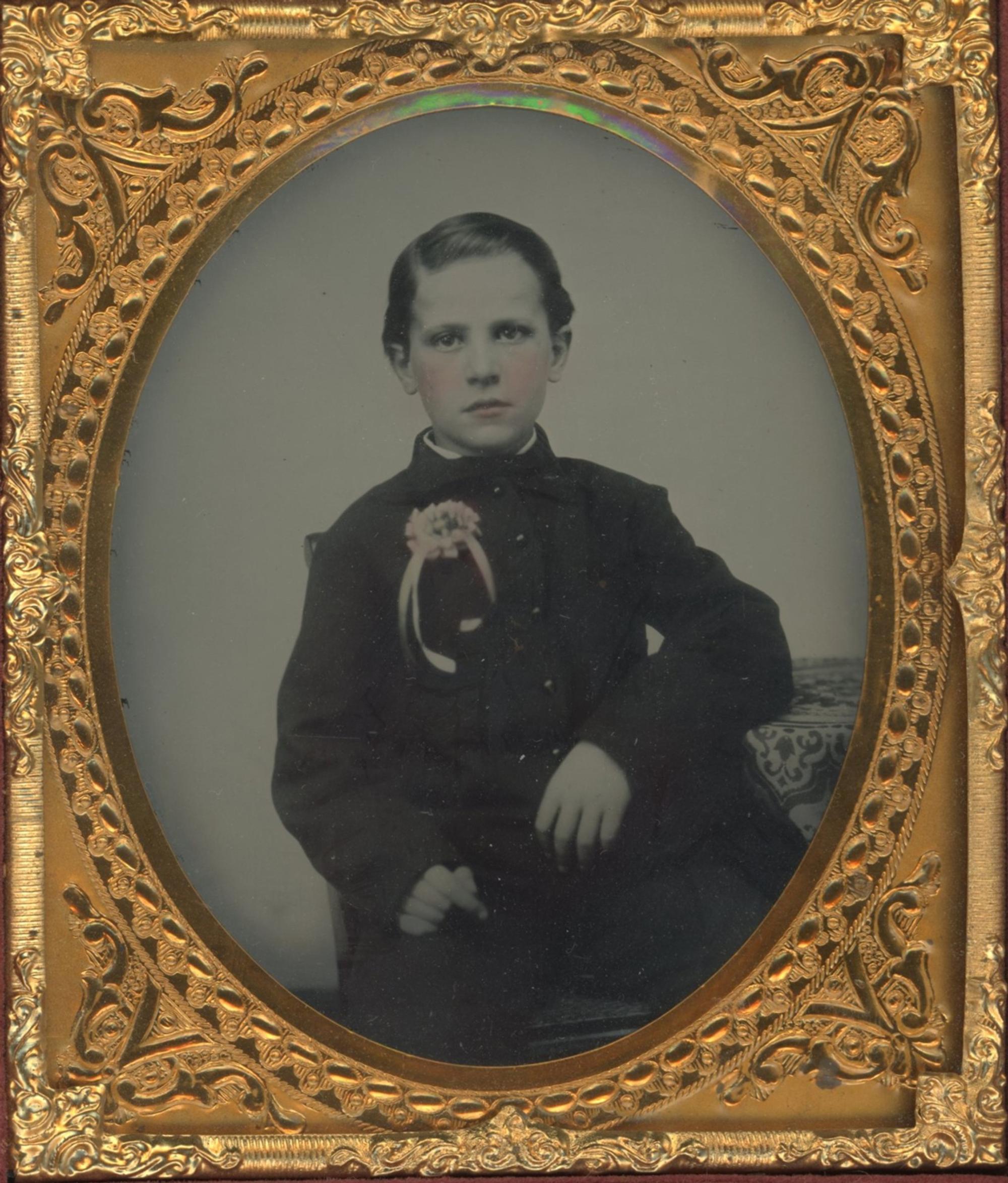 [Ambrotypes and Daguerreotype] Cockades and Ribbons