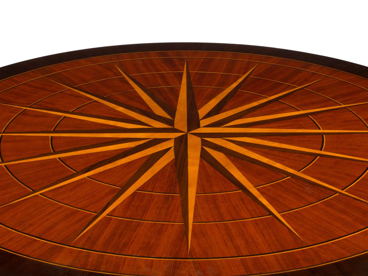 A Directoire Style Bronze Mounted Marquetry Table