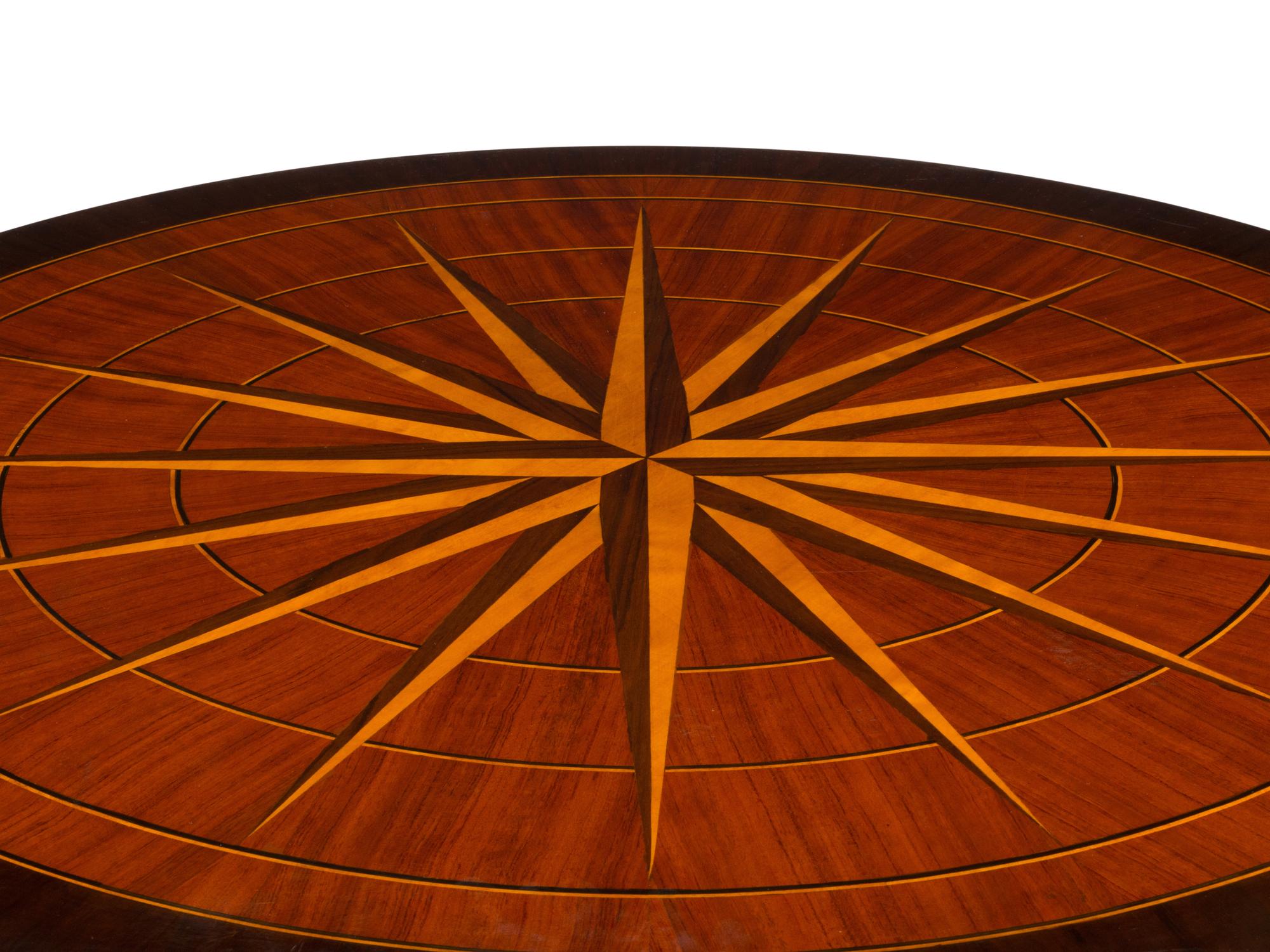 A Directoire Style Bronze Mounted Marquetry Table