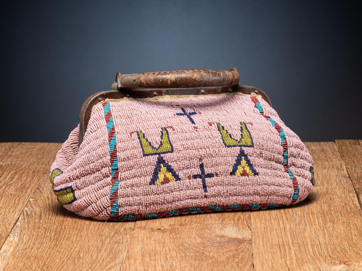 Sioux Beaded Hide Doctor's Bag