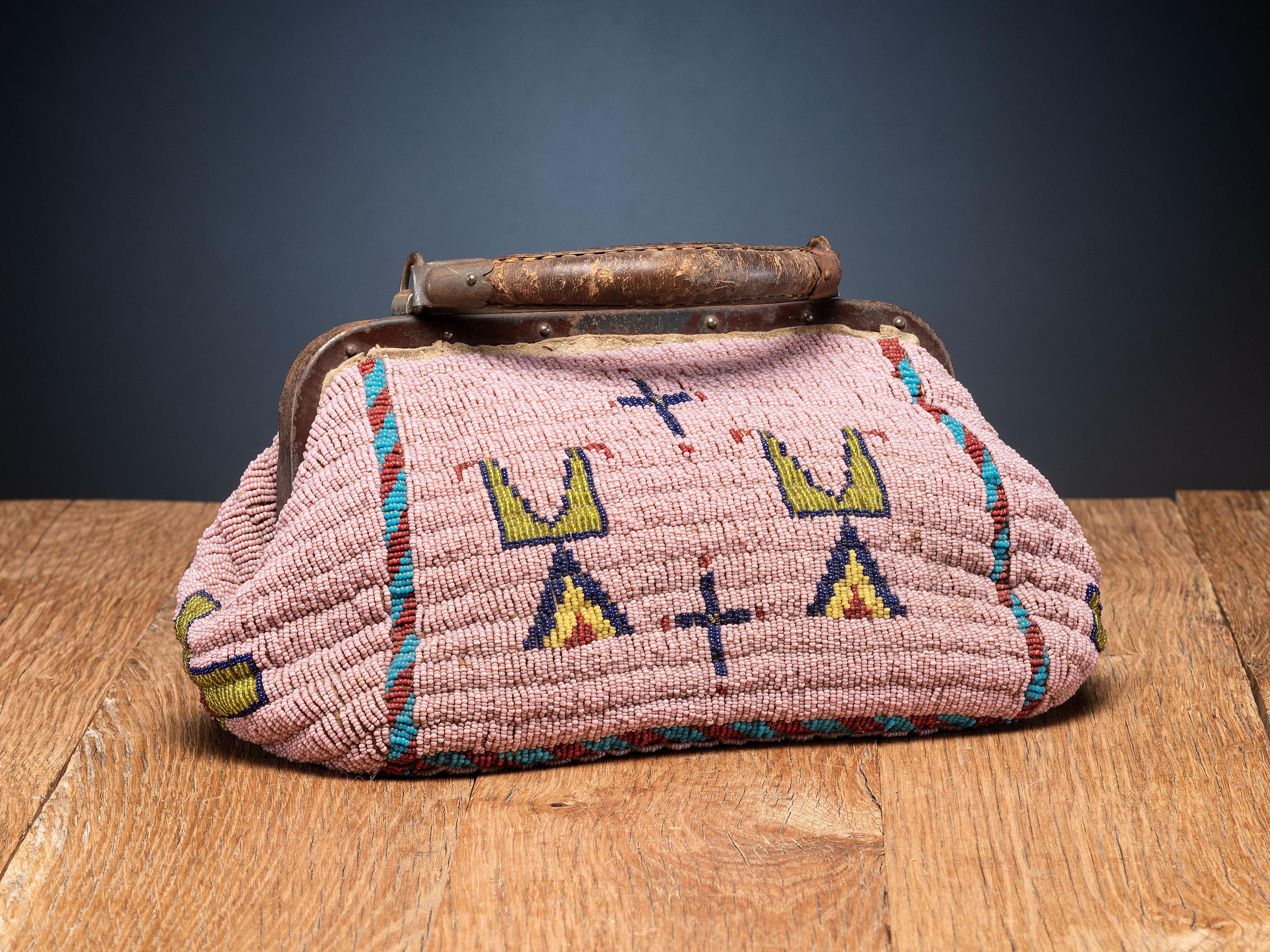 Sioux Beaded Hide Doctor's Bag