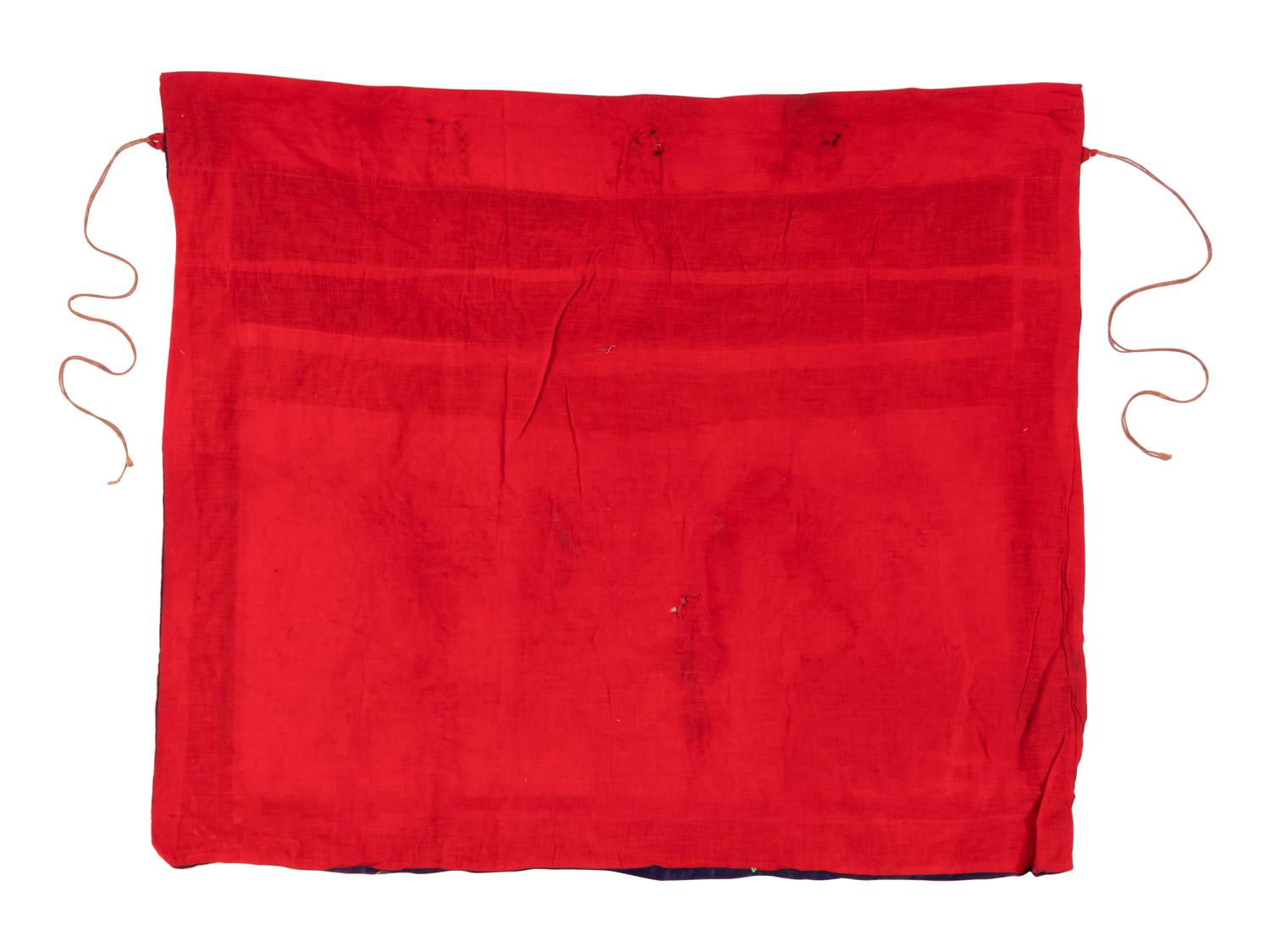 Five Chinese Theatrical Embroidered Silk Set Dressings