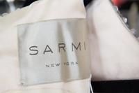 A Sarmi Cream Silk Evening Dress,