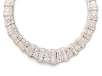 WHITE GOLD AND DIAMOND COLLAR NECKLACE