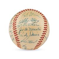 An Exceptional 1958 Kansas City Athletics Team Signed Autograph Baseball Featuring Rookie Era Roger Maris Signature (Beckett Authentication Services)