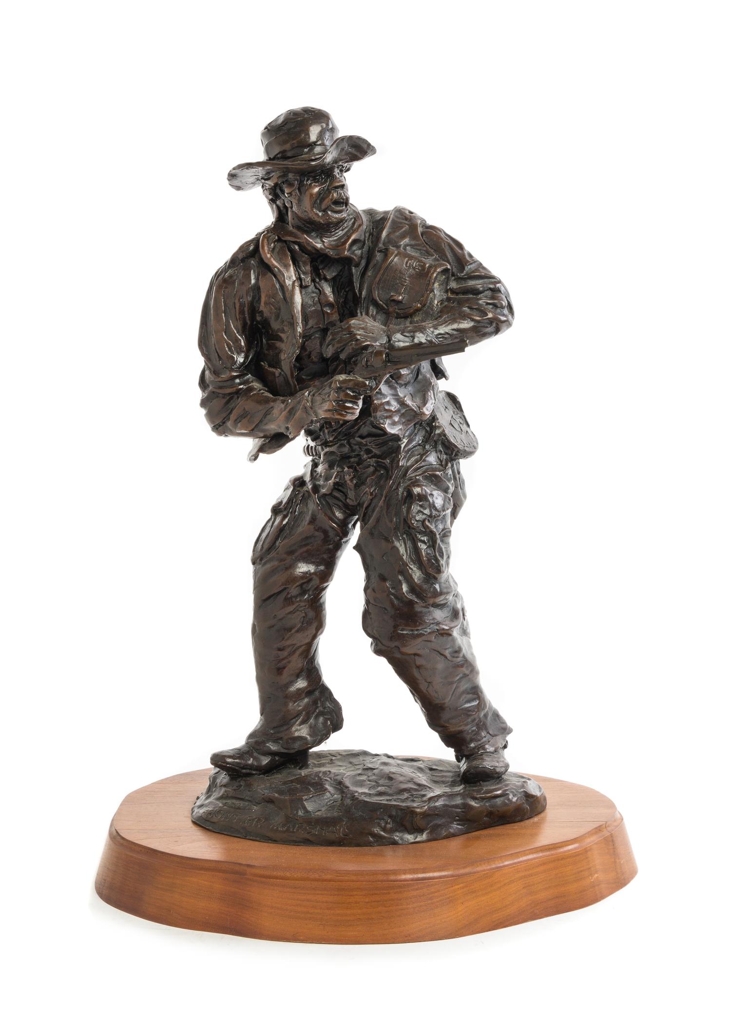 Marshall Mitchell, (American b. 1917), Frontier Marshal, 1984