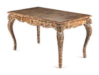 An Italian Carved and Painted Desk
