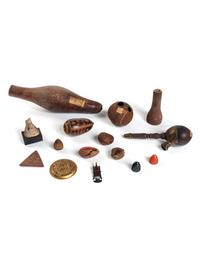A Group of Gourd Articles, Metal Ornaments and Miscellaneous Articles