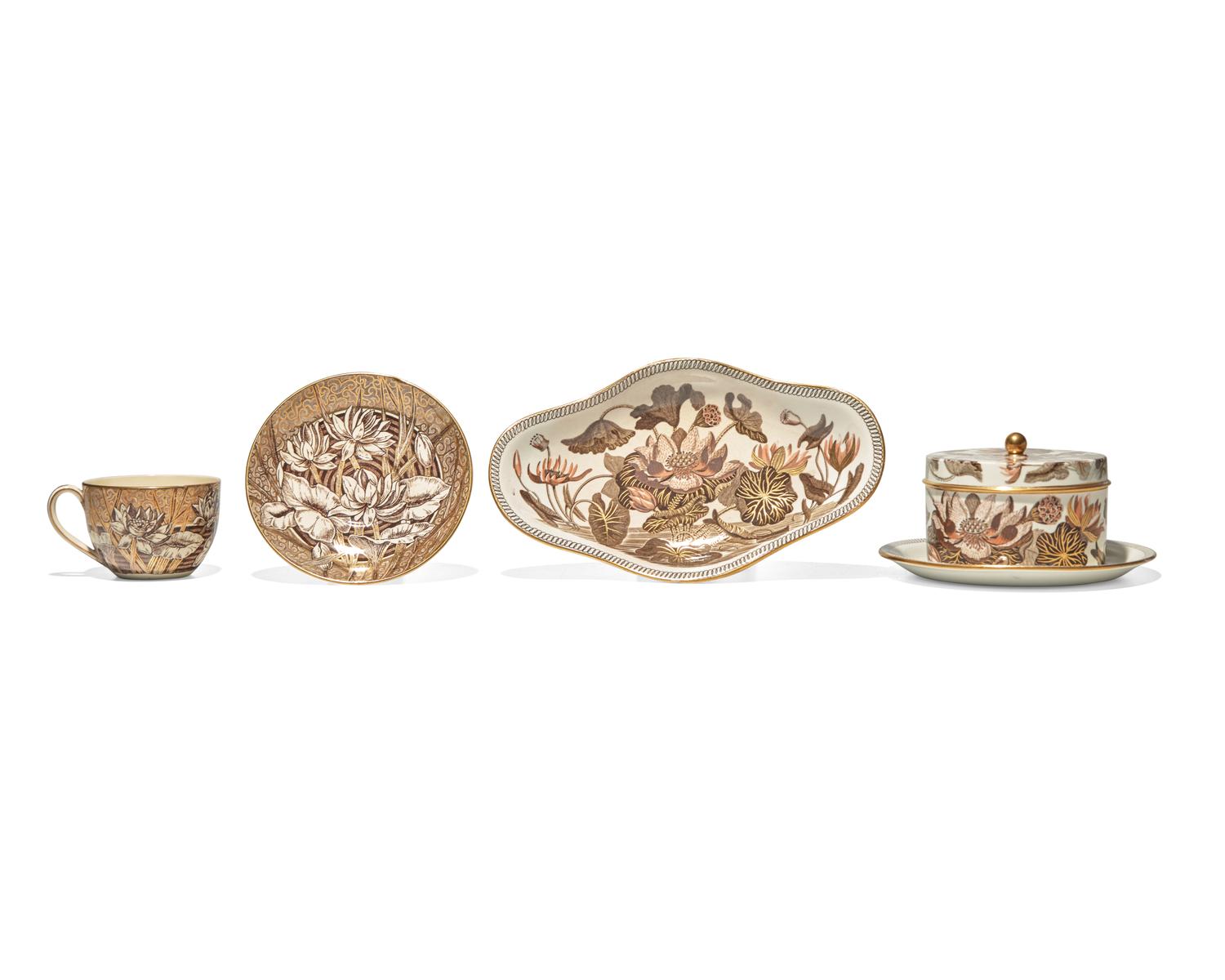 An Assembled Group Of Four Wedgwood Pearlware Articles