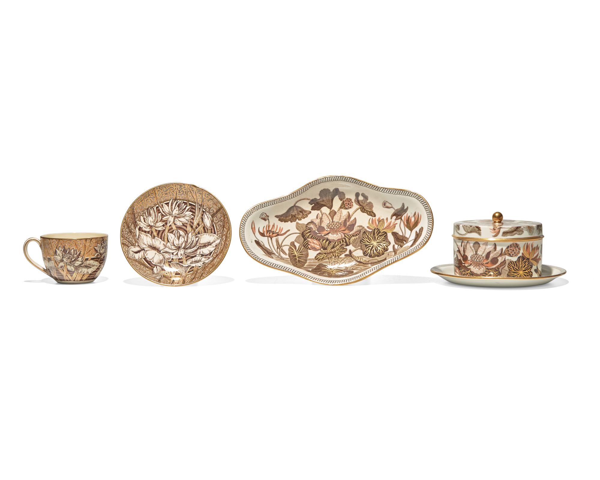 An Assembled Group Of Four Wedgwood Pearlware Articles