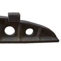 An Industrial Cast Iron Tool 48" W x 3" D x 7" H — United States, Circa 1900
