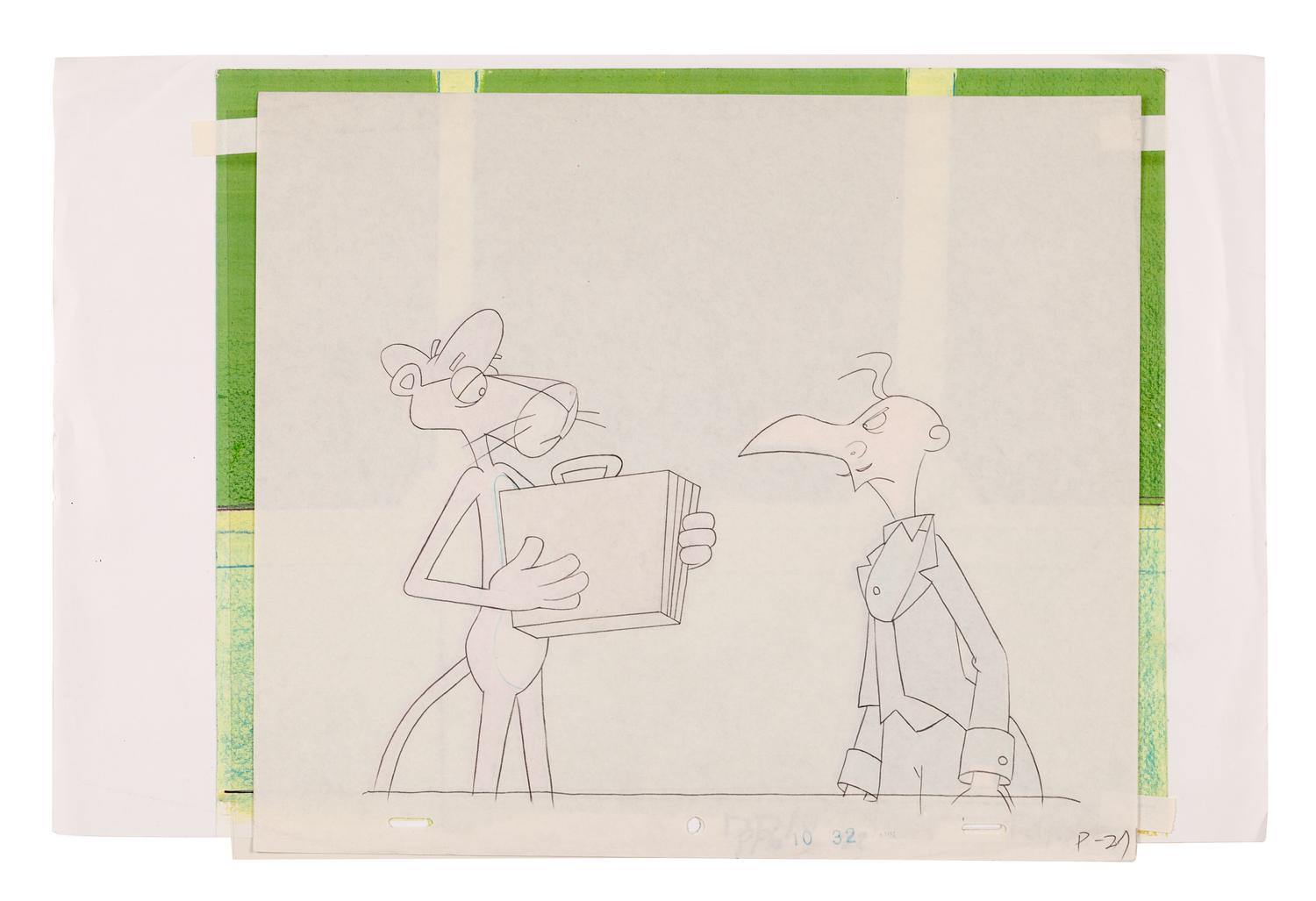 Pink Panther. Pink Panther with a Briefcase, ca 1990s.