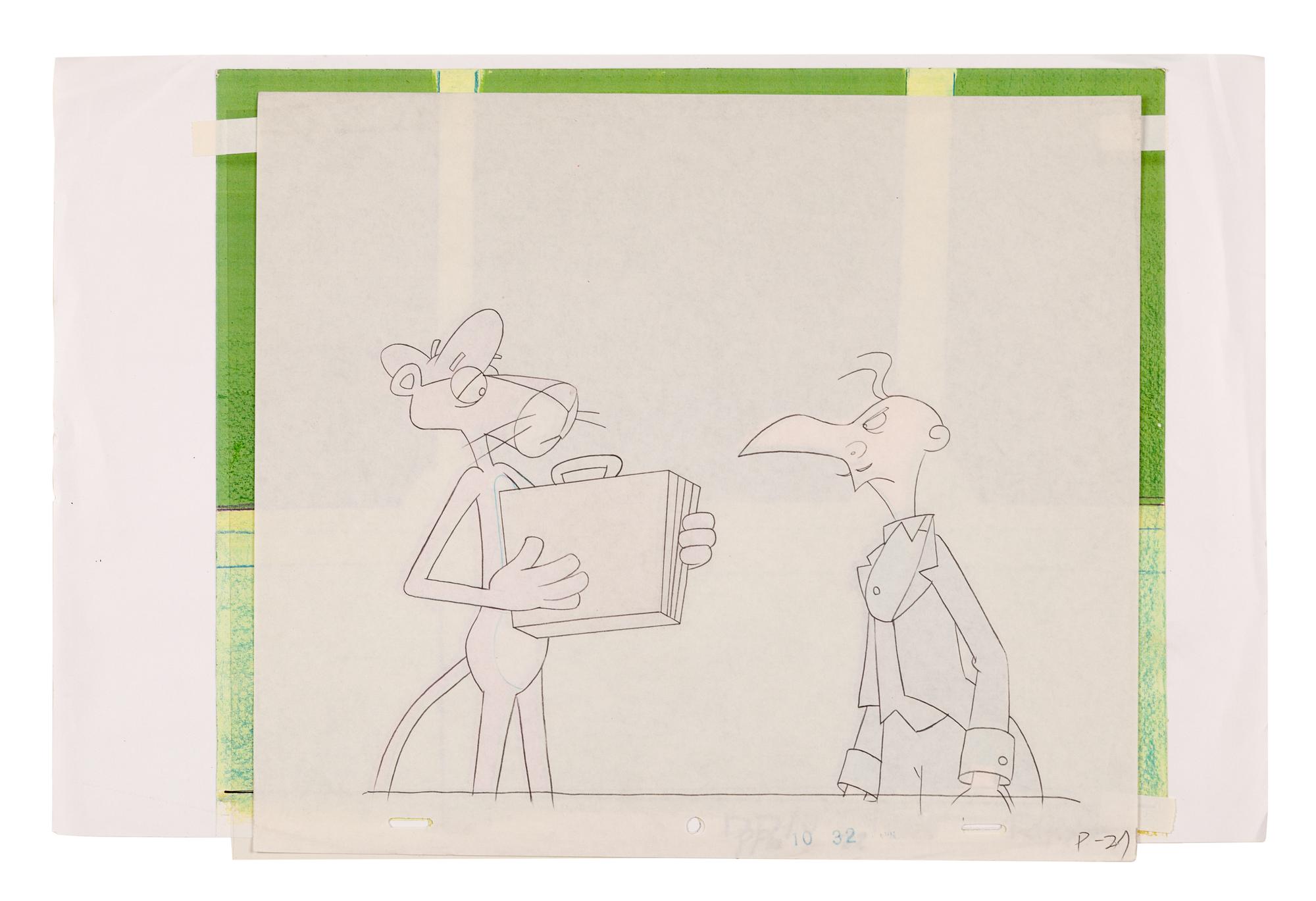 Pink Panther. Pink Panther with a Briefcase, ca 1990s.