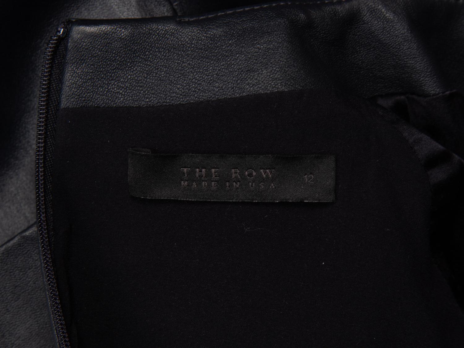 The Row, Fitted Leather Dress