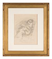 Lady at a Fireplace
