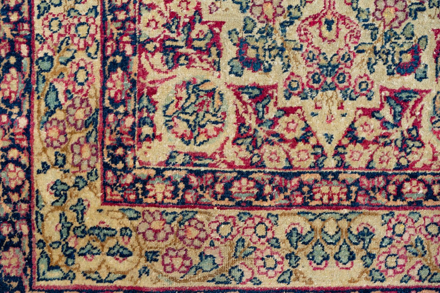 A Kirman Wool Rug