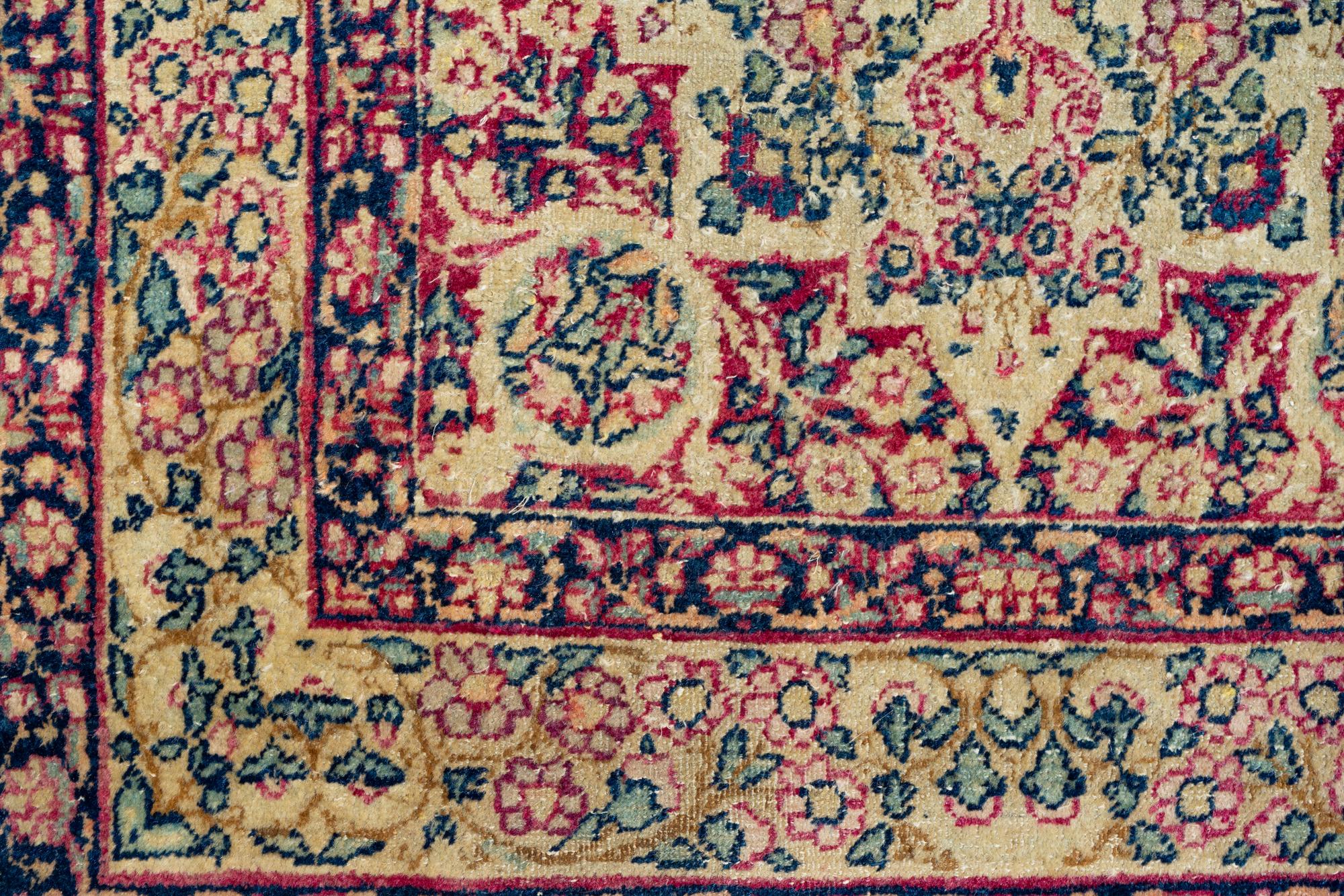A Kirman Wool Rug