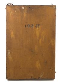A Greek Painted and Parcel Gilt Icon, Height 26 x width 18 1/4 inches.