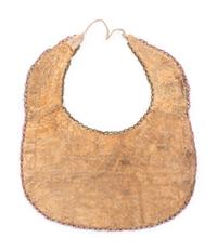 Sioux Child's Beaded Hide Bib
