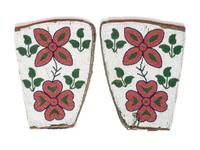 Blackfeet Beaded Hide Cuffs