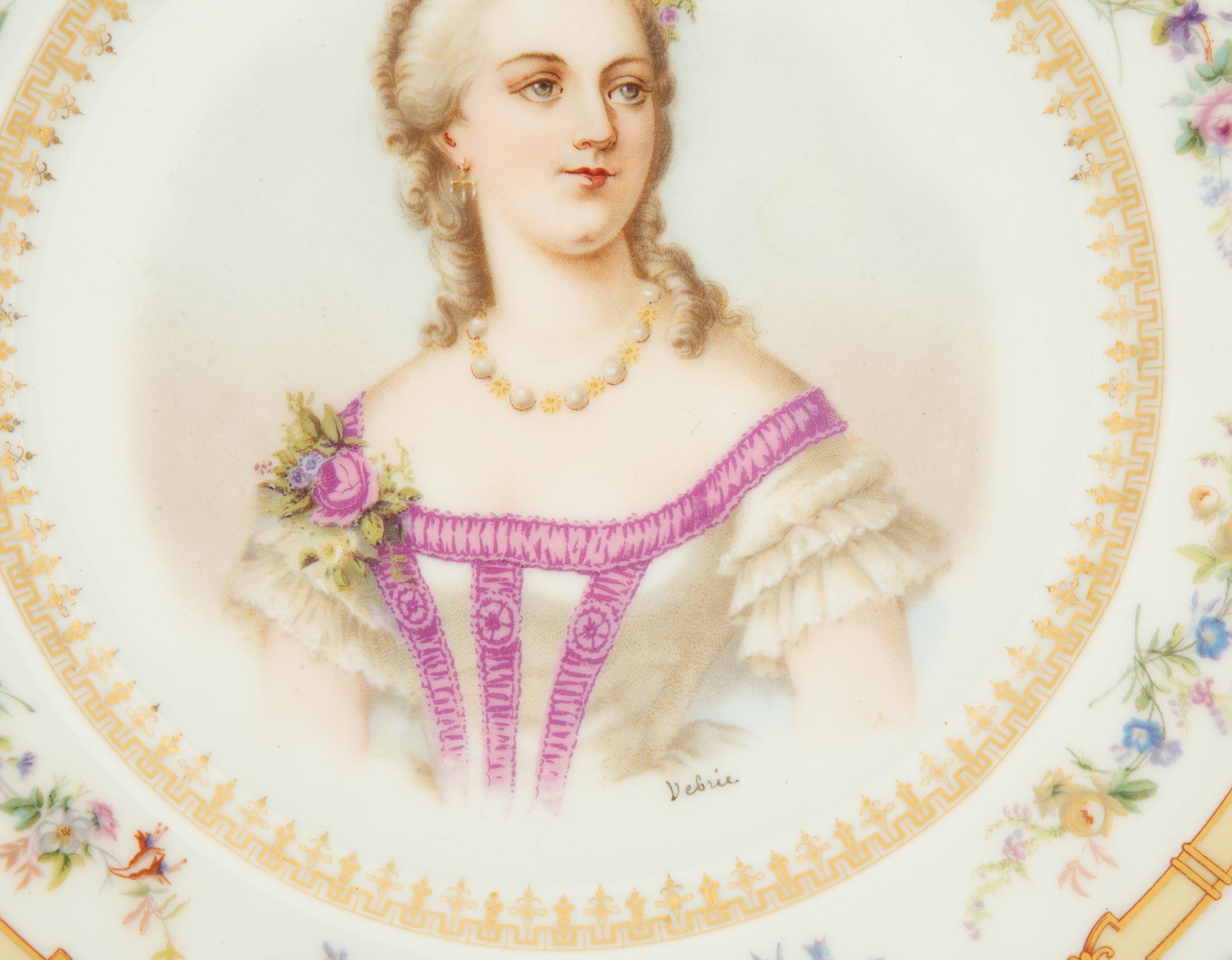 Three Sèvres Style Porcelain Portrait Plates — LATE 19TH/EARLY 20TH CENTURY