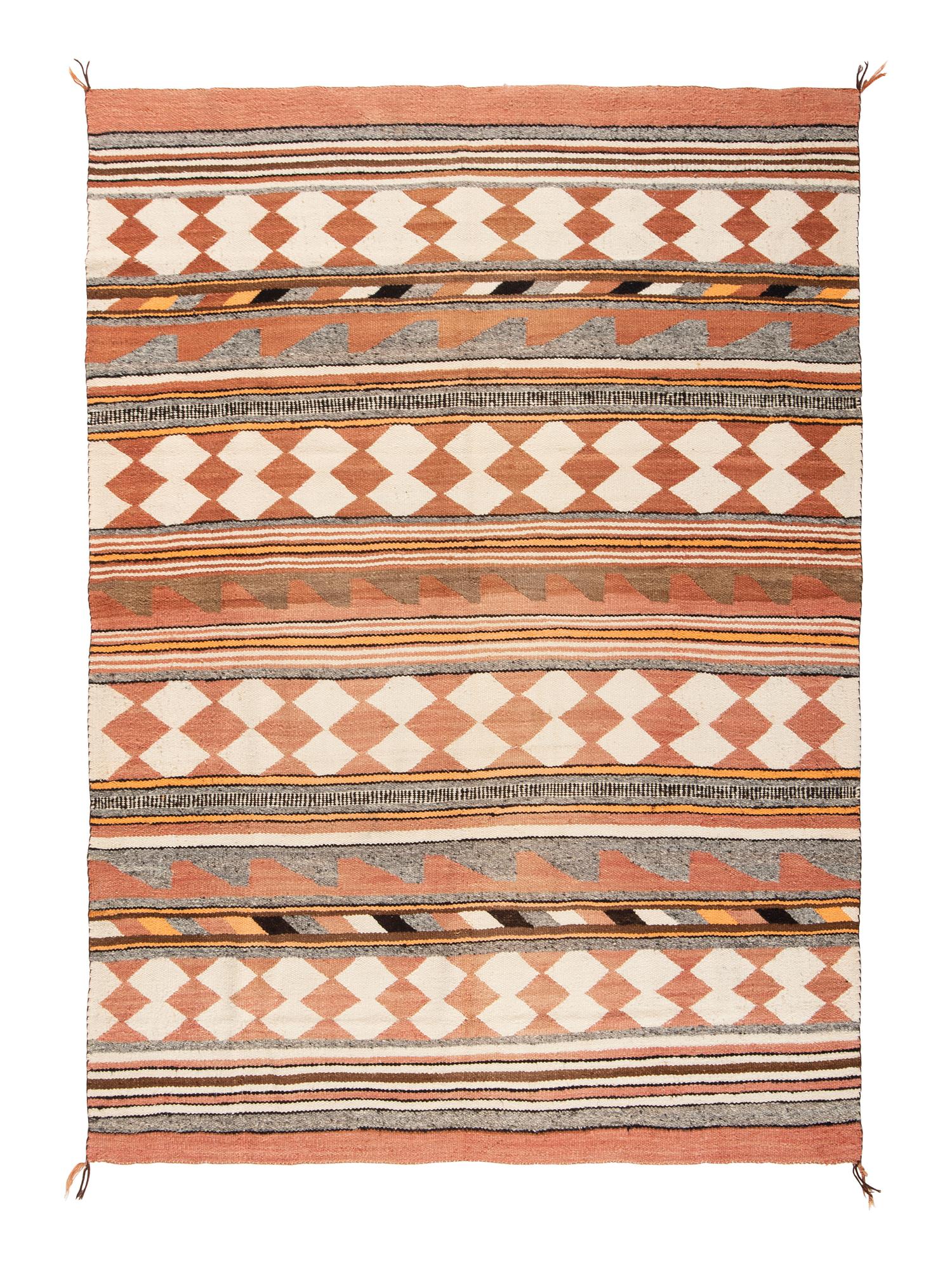 Navajo Crystal Pattern Weaving / Rug
