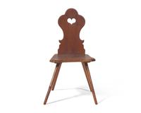 A Germanic Oak Backstool