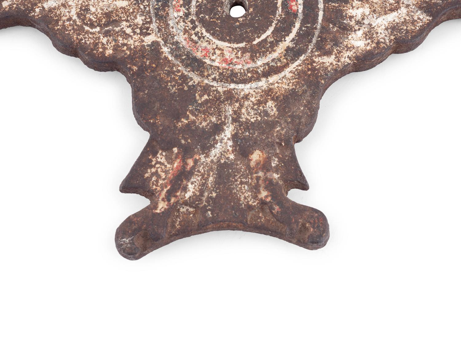 A Cast Iron Spread Winged Eagle Target