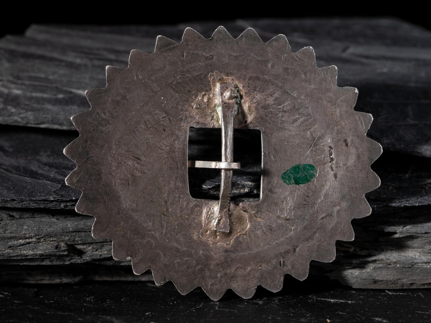 Navajo Ingot Silver Belt Buckle
