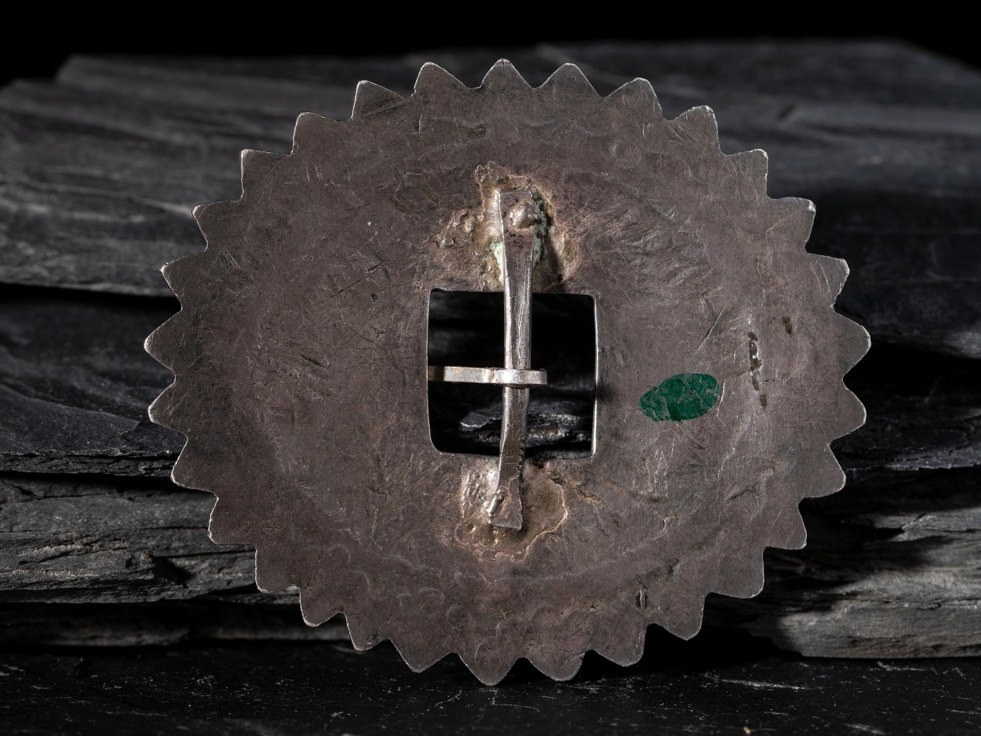 Navajo Ingot Silver Belt Buckle