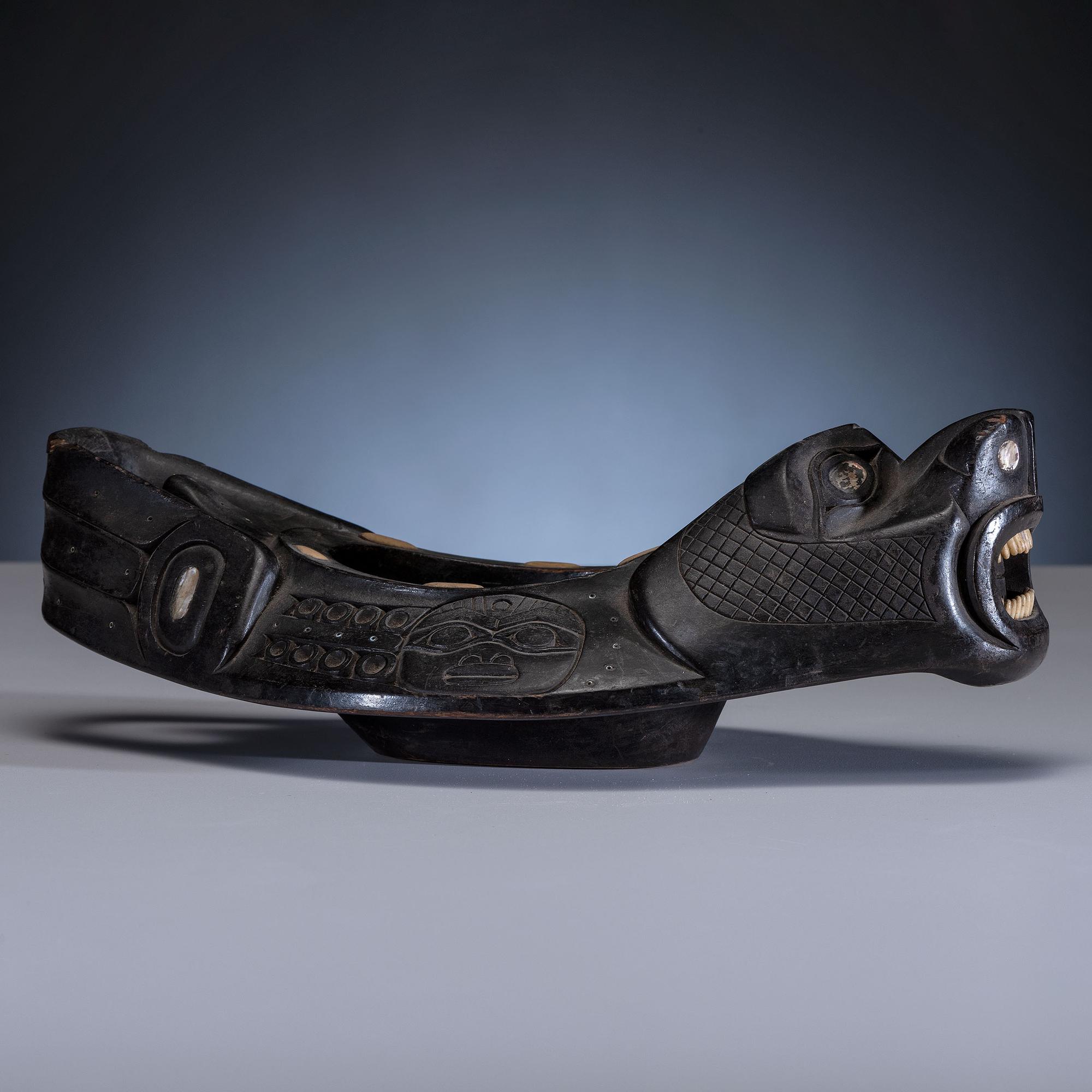 Carved Seal Lion Bowl