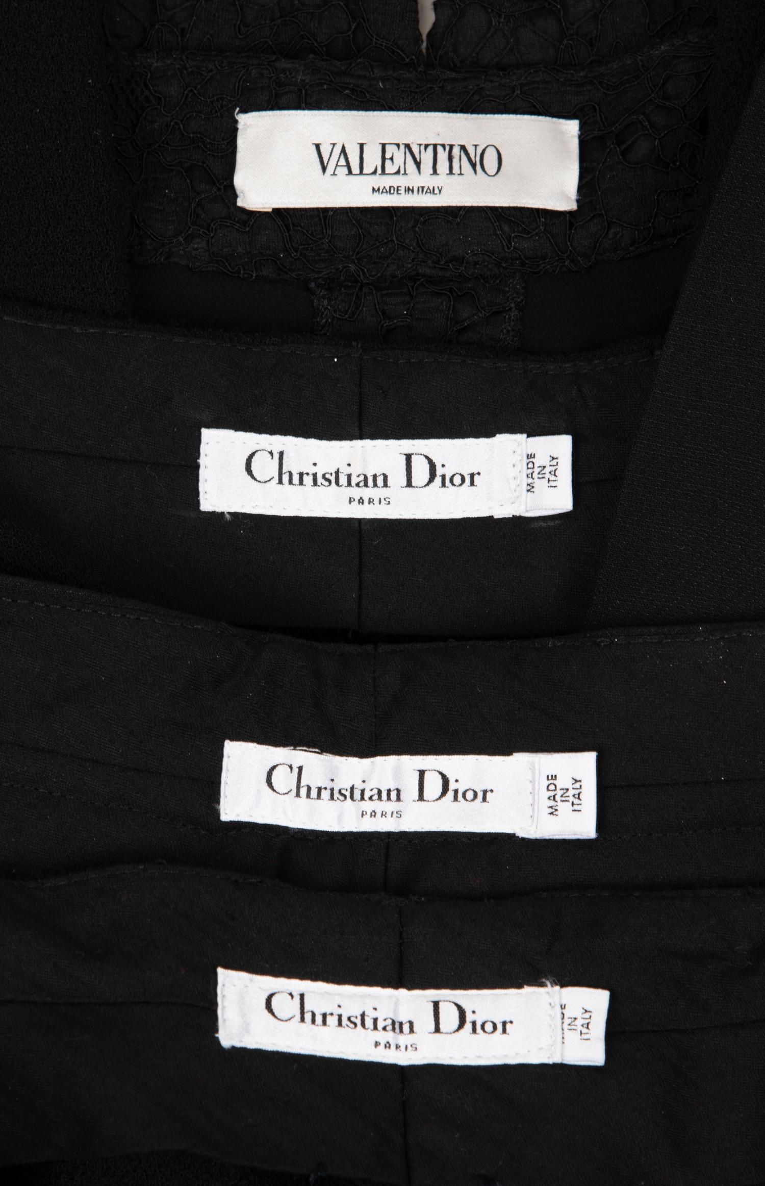 Four Designer Pants: Three Christian Dior, One Valentino, 2000-10s