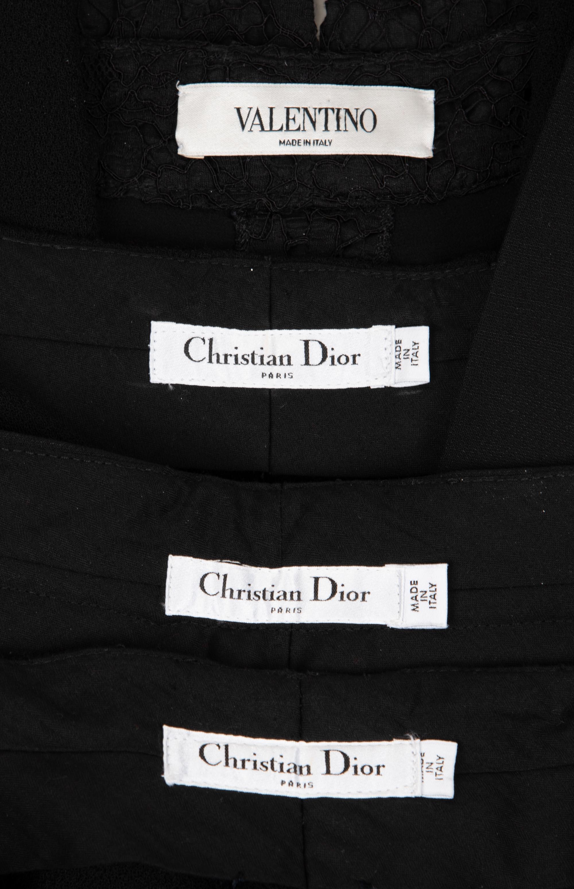 Four Designer Pants: Three Christian Dior, One Valentino, 2000-10s