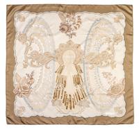 An Hermes Silk Scarf, 35 x 35 inches.