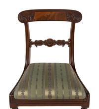 A Set of Ten Regency Mahogany Dining Chairs