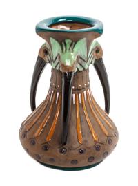 An Amphora Pottery Vase Height 9 inches.