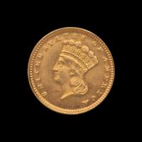 An 1887 Indian Princess $1 Gold Coin