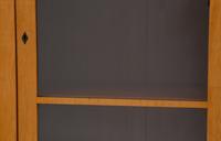 A German Neoclassical Birch Breakfront Bookcase