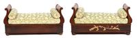 A Pair of French Provincial Painted Day Beds — 20TH CENTURY