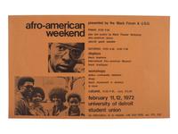 [CIVIL RIGHTS] 2 university posters for events involving Black activism and Anti-Vietnam War efforts