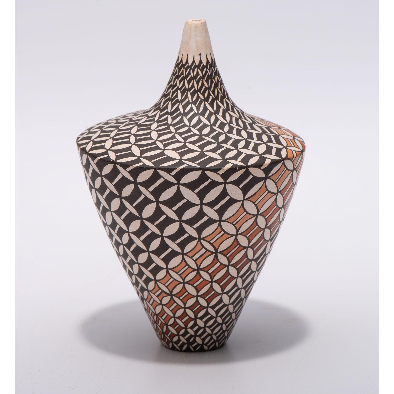 Polychrome Pottery Seed Jar