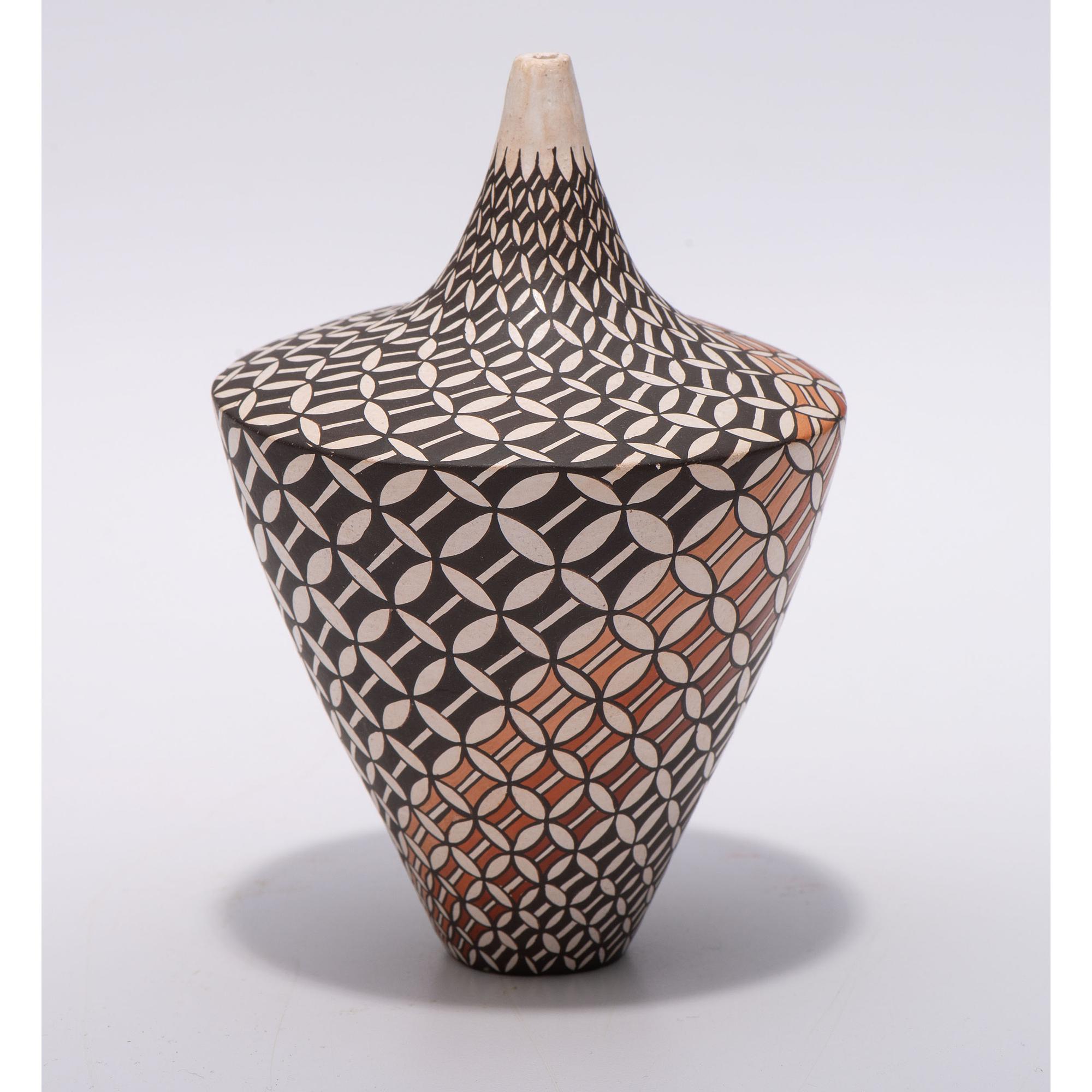Polychrome Pottery Seed Jar