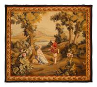 An Aubusson Wool Tapestry