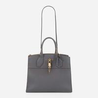 A Louis Vuitton Gray Calf Leather City Steamer MM Louis Vuitton