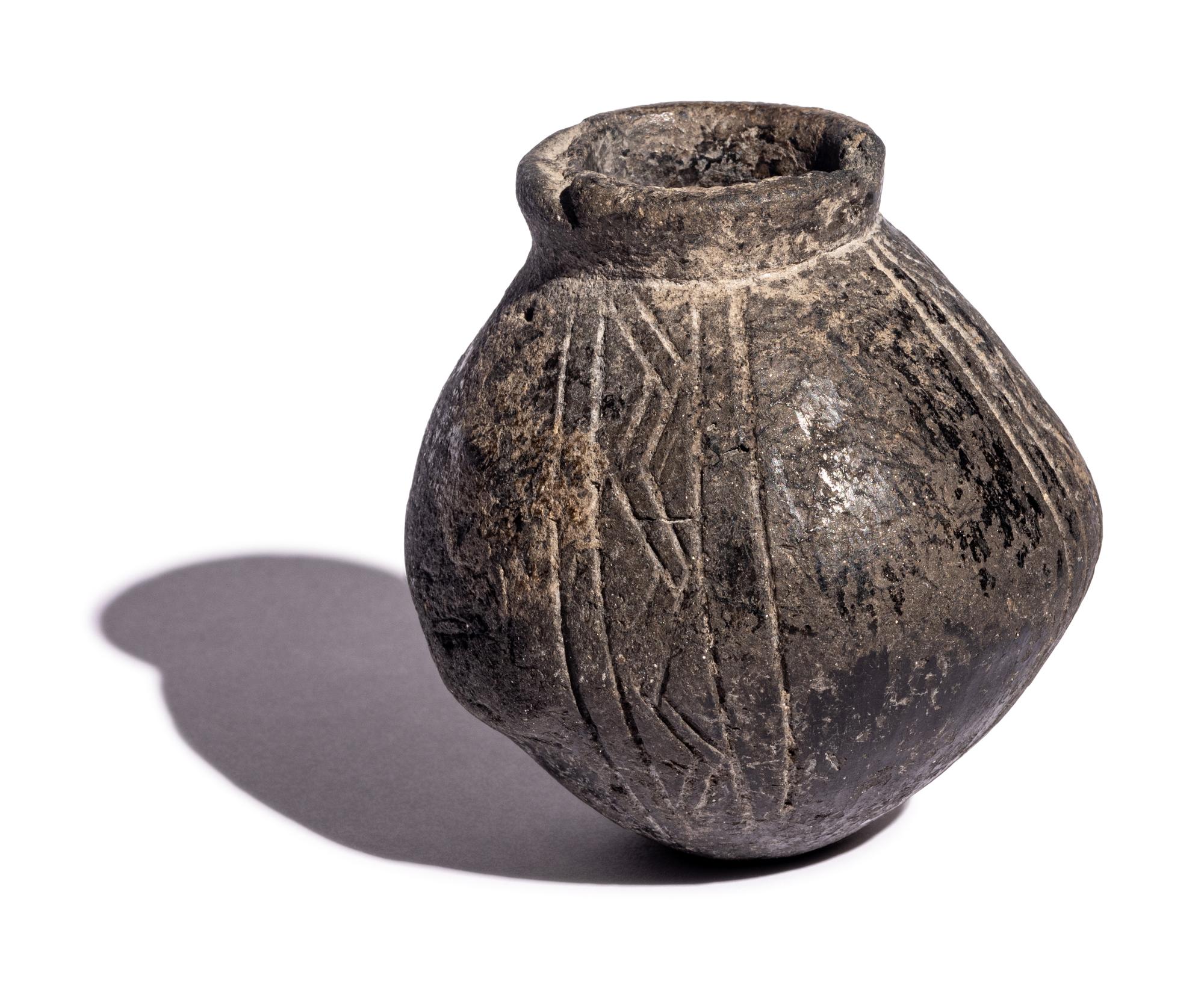 A Yortan Black-Ware Vessel