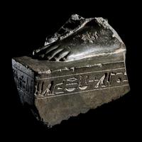 An Egyptian Greywacke Foot Fragment for Hory